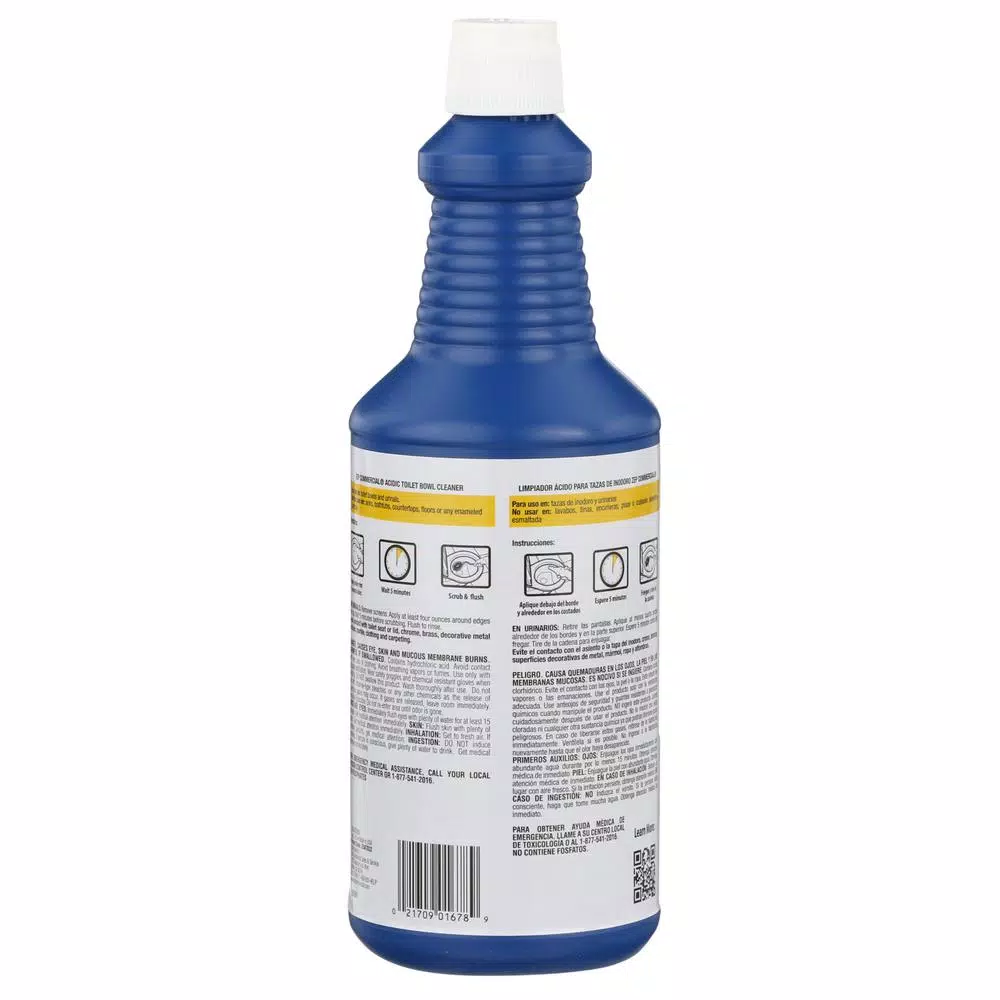 Zep 32 oz. Acidic Toilet Bowl Cleaner - Removes Rust, Limescale & Hard Water Stains
