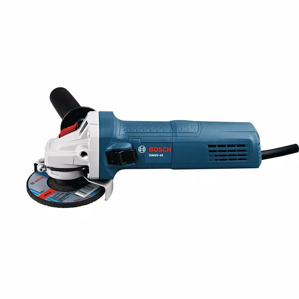 Bosch GWS9-45 4.5 in. Corded Angle Grinder, 8.5 Amp, 11,000 rpm