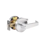 Global Door Controls Eiffel Style Commercial Passage Lever, ANSI Grade 2, Brushed Chrome thumbnail 2