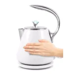 Elite Platinum 1.2L White Cool-Touch Stainless Steel Electric Kettle, 1350W thumbnail 3
