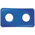 Rubbermaid Commercial Products Rubbermaid Commercial Untouchable Bottle and Can Recycling Lid, Blue thumbnail 1
