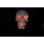 Alpine Corporation Alpine 17 in. Motion Sensor Halloween Skull with Red LED Lights - Battery Operated thumbnail 2