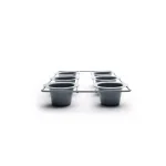 Fox Run Popover Pan Set of 6, Non-Stick Heavy Gauge Carbon Steel Bakeware thumbnail 3