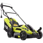 RYOBI 13 in. 11 Amp Corded Electric Walk Behind Push Mower and 8 Amp Electric Jet Fan Blower Combo thumbnail 5