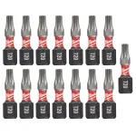 Milwaukee SHOCKWAVE T20 Torx 1 in. Impact Duty Insert Bits, 15-Pack thumbnail 1