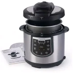 Presto 6 Qt. Black Stainless Steel Electric Pressure Cooker with 12 Presets and Built-In Timer thumbnail 2