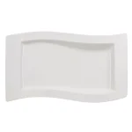 Villeroy & Boch NewWave 19.5 in. White Porcelain Rectangular Platter thumbnail 1