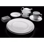 Oneida Circa 5 oz. White Porcelain Creamers, Set of 36 thumbnail 2