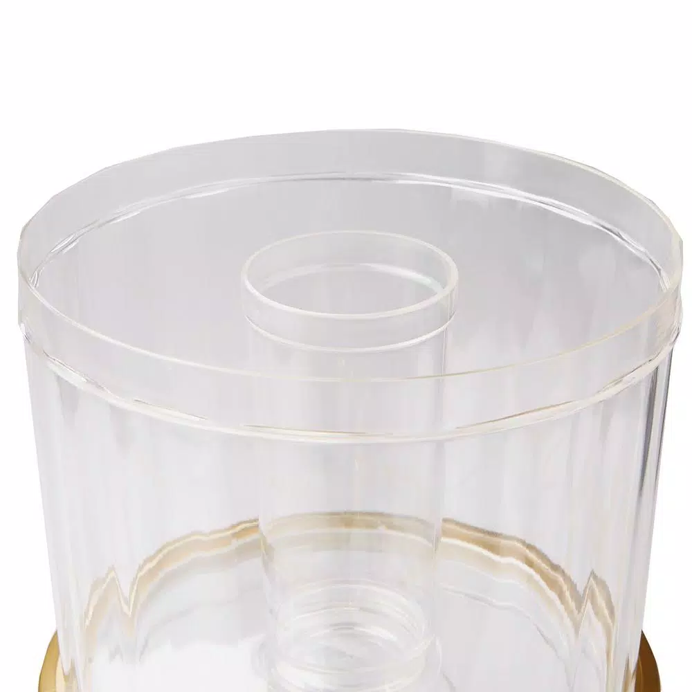 Mind Reader 2-Gallon 2-Tier Stackable Beverage Dispenser with Ice Compartment and Dual Spigots