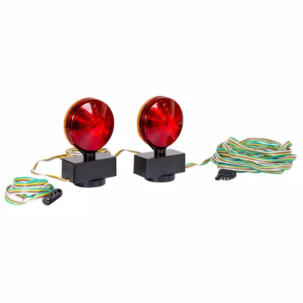 TowSmart 80 in. Magnetic Towing Light Kit with Heavy Duty Bases