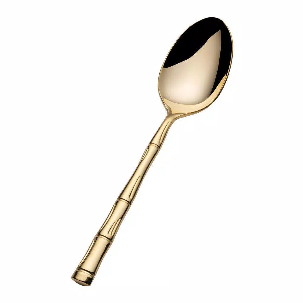Wallace Bamboo Gold 18/10 Stainless Steel Serving Spoon