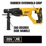DEWALT 20V MAX XR Brushless 1 in. SDS Plus D-Handle Rotary Hammer Kit with (2) 5.0 Ah Batteries & Charger thumbnail 2
