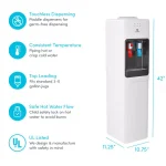 Avalon Top Loading Water Cooler Dispenser - Hot & Cold Water, UL/Energy Star Approved thumbnail 3