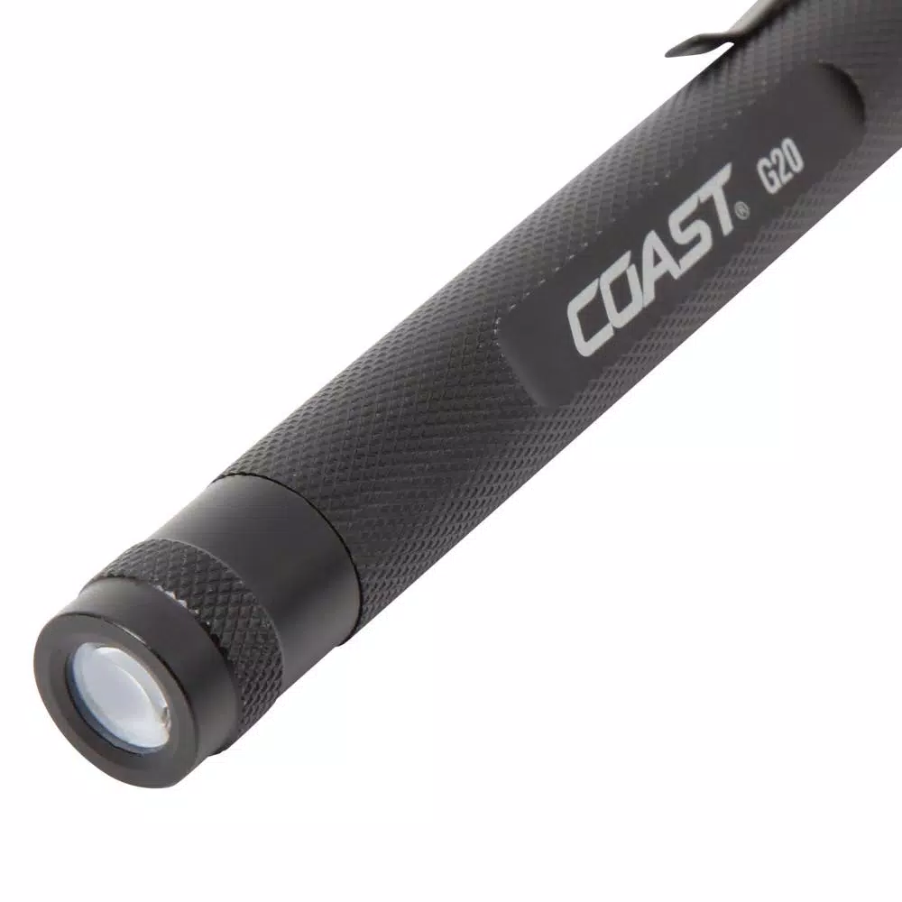 Coast G20 Inspection Beam LED Penlight, Aluminum, Black