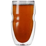 Ozeri Serafino 16 oz. Double Wall Borosilicate Glassware Set of 6 - Insulated Coffee and Tea Glasses thumbnail 2