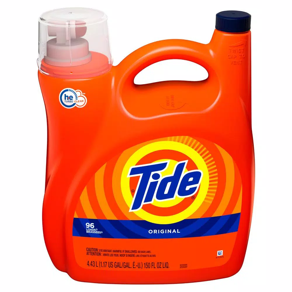 Tide Original Scent HE Liquid Laundry Detergent, 150 oz (96 Loads)