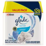Glade Clean Linen Automatic Air Freshener Spray Refill, 6.2 oz (2-Pack) thumbnail 1