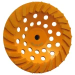 RIDGID 7 in. 24-Segment Turbo Diamond Cup Grinding Wheel thumbnail 1