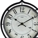 FirsTime & Co. Harwick Pendulum Wall Clock - Black Wrought Iron Farmhouse Decor thumbnail 2