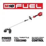 Milwaukee M18 FUEL 18V Cordless Brushless String Trimmer with QUIK-LOK Attachment Capability (Tool-Only) thumbnail 3