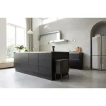 Brabantia Bo Touch 9.5 Gallon Dual Compartment Matte Black Steel Rectangular Touch Top Trash Can thumbnail 6