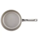 Ayesha Curry Home Collection 3 Qt. Aluminum Nonstick Saute Pan with Glass Lid, Sienna Red thumbnail 1