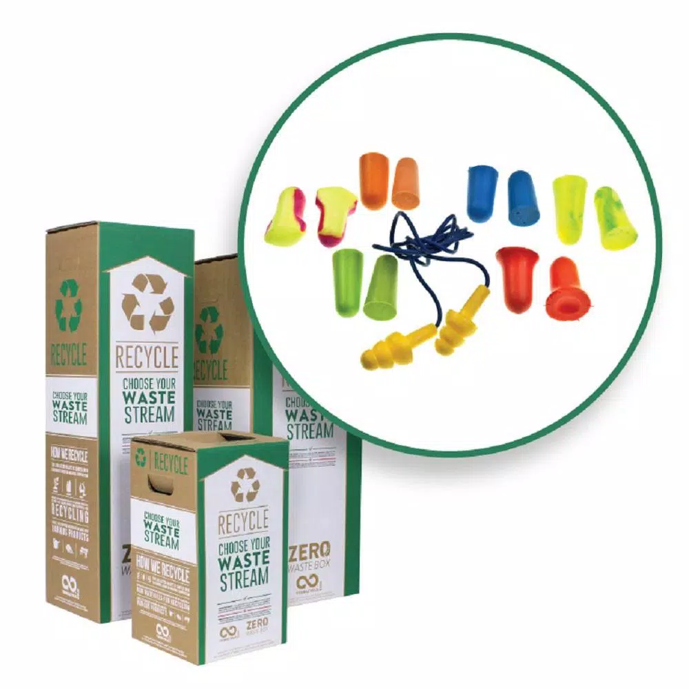 Unbranded TerraCycle Zero Waste Box for Earplug Recycling - 6 Gal. Mail Back Container