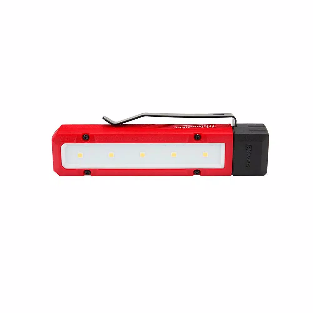Milwaukee ROVER 300 Lumen LED Magnetic Flood Light, High Definition TRUEVIEW Output, Red