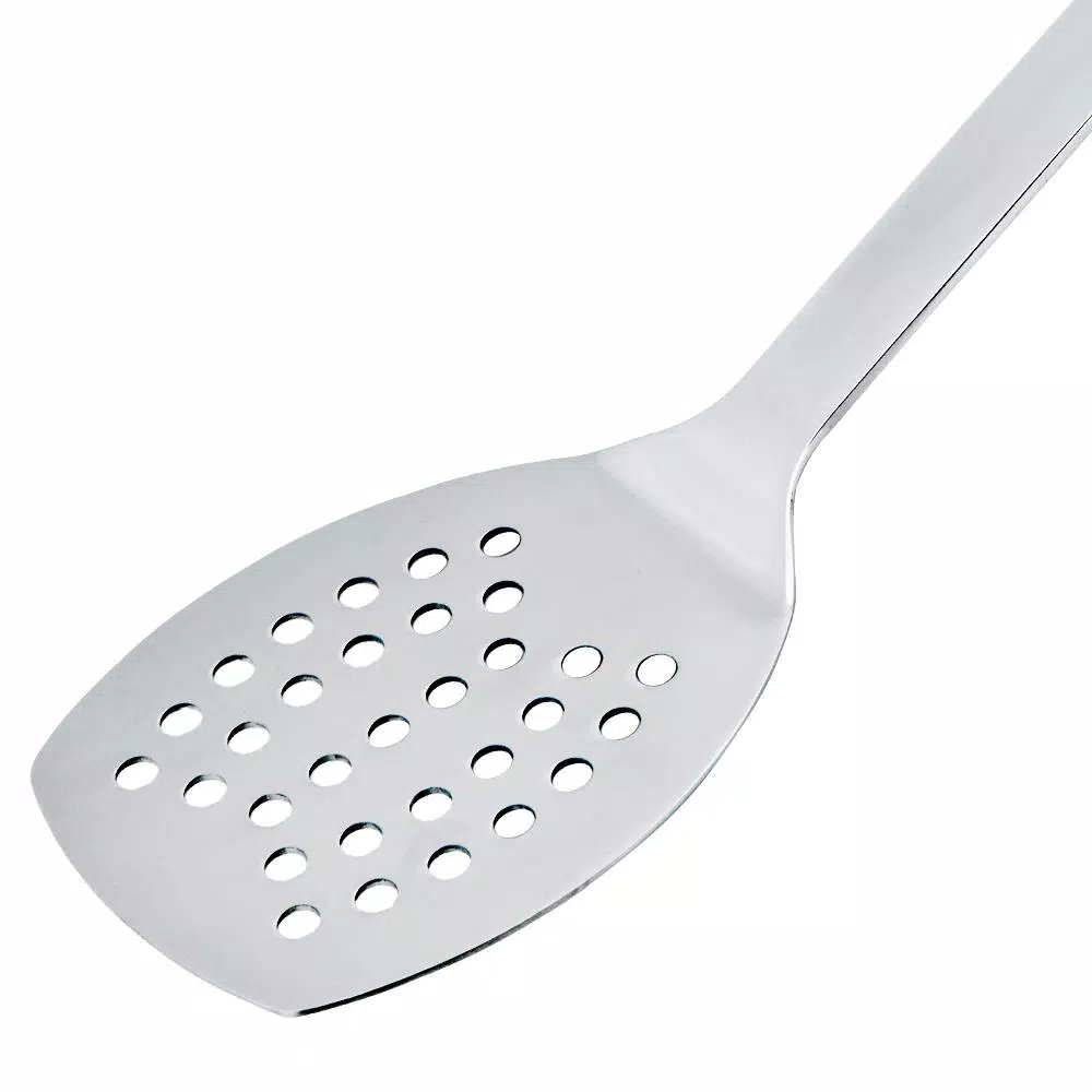 1829 Carl Schmidt Sohn PRO-X 15.5 in. Stainless Steel Slotted Spatula, 18/10 Professional Grade Turner