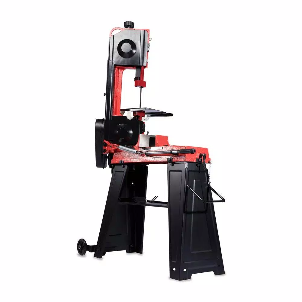 General International 4.5 in. Metal Cutting Band Saw with Heavy Duty Steel Stand