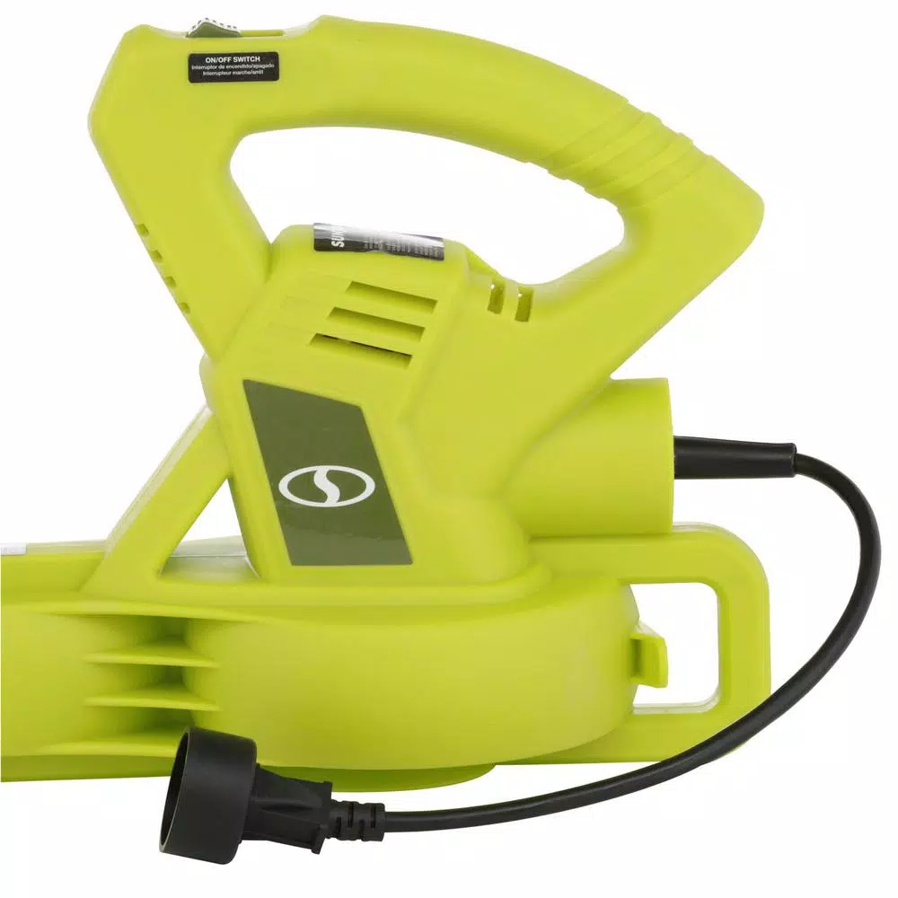 Sun Joe 10 Amp Electric Handheld Leaf Blower, 215 MPH, 240 CFM