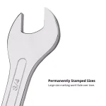 Capri Tools 14-Piece Super-Thin Metric and SAE Open End Wrench Set thumbnail 6