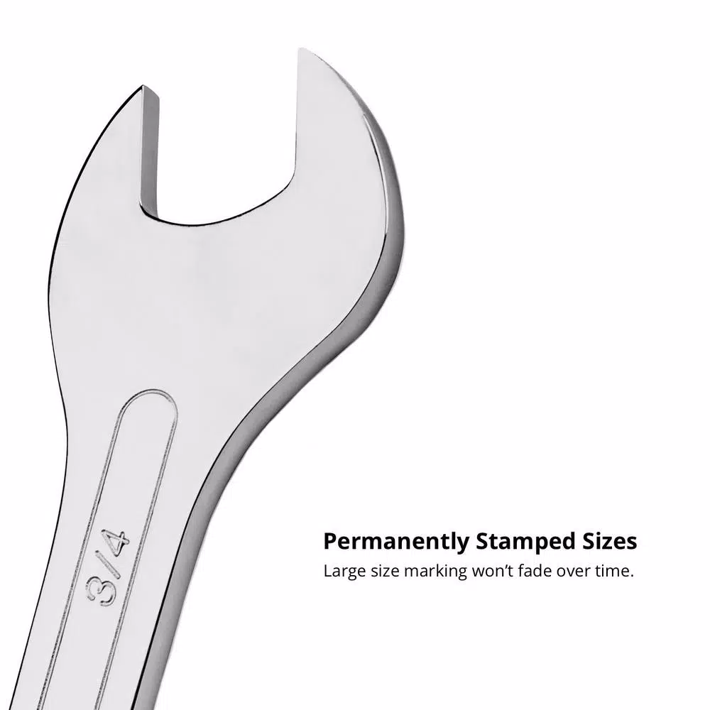 Capri Tools 14-Piece Super-Thin Metric and SAE Open End Wrench Set