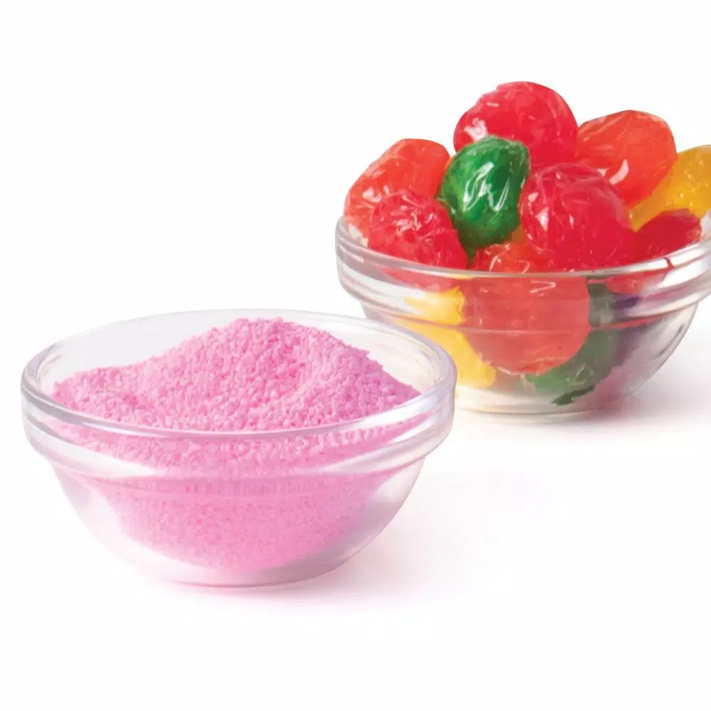 Nostalgia Pink Cotton Candy Maker Machine with 2 Reusable Cones - Works with Hard Candy & Sugar-Free Candy