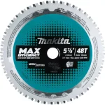 Makita 5-7/8 in. 48T Max Efficiency Carbide-Tipped Saw Blade for Thin Metal thumbnail 1