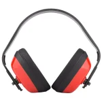TR Industrial Safety Ear Muffs, Red Passive Hearing Protection, 26 dB NRR thumbnail 1