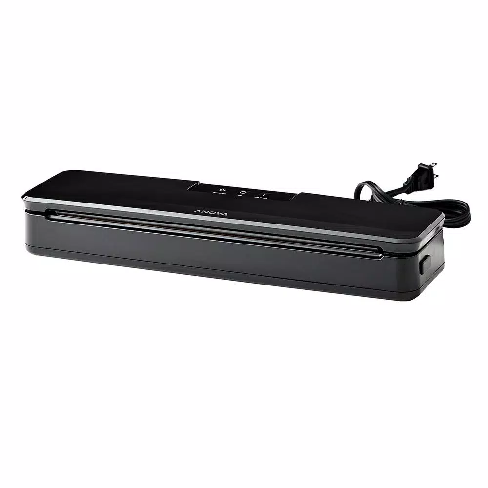 Anova Precision Vacuum Sealer for Sous Vide and Food Storage, Includes 10 Precut Bags, Black