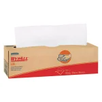 Wypall L30 White Pop-Up Wipers, Cloth-Like Disposable Wipes (8 Boxes of 100) thumbnail 1
