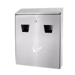 Alpine Industries Stainless Steel Wall Mounted Cigarette Disposal Station Outdoor Ashtray thumbnail 1
