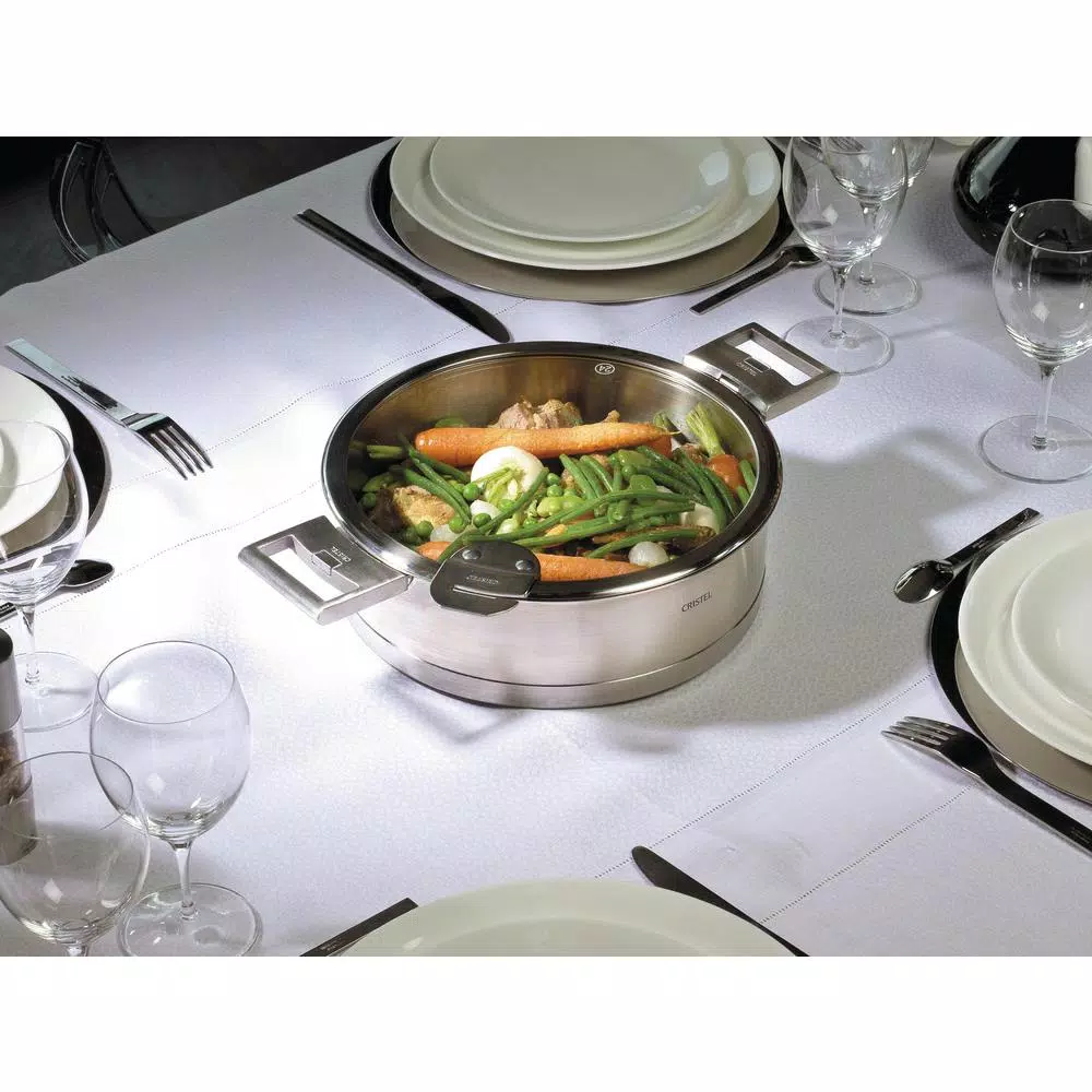 Cristel Strate 13-Piece Stainless Steel Cookware Set with Detachable Handles