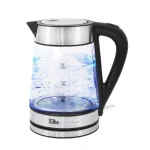 Elite Platinum 1.7L Stainless Steel and Glass Cordless Electric Kettle thumbnail 1