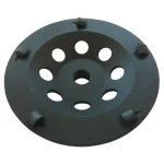 EDiamondTools 4.5 in. 6-Segment PCD Diamond Grinding Wheel for Epoxy, Paint, and Coatings thumbnail 1