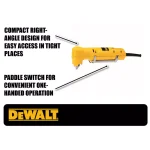 DEWALT 3/8 in. (10 mm) Variable Speed Reversing Right Angle Drill thumbnail 2