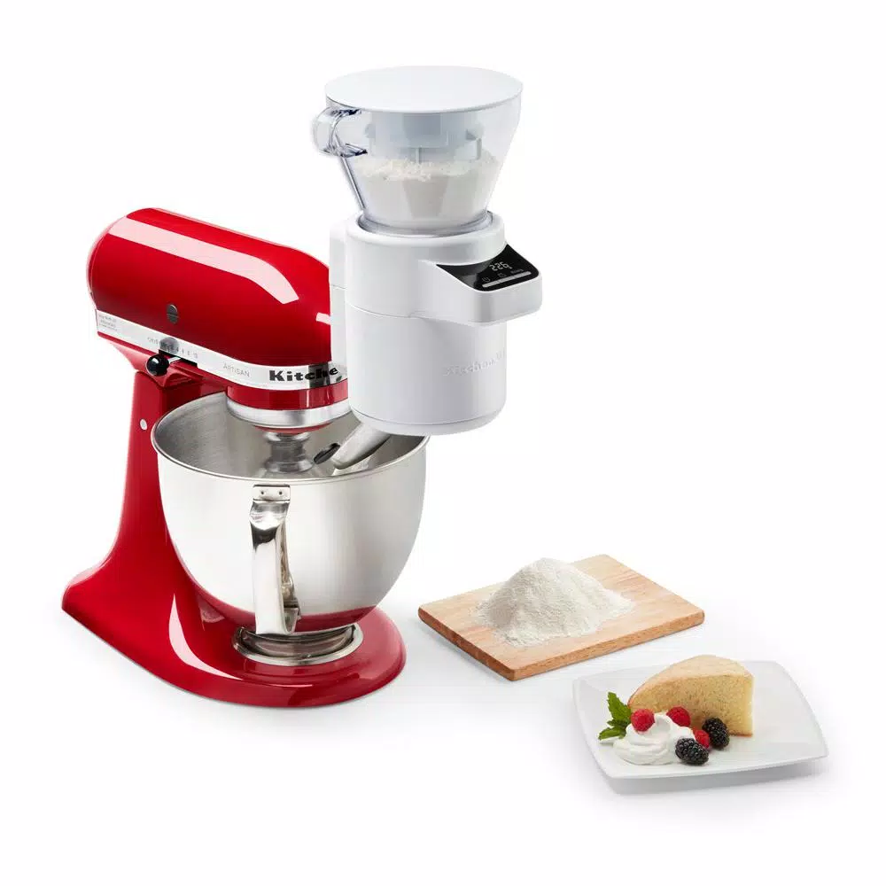 KitchenAid Sifter and Scale Attachment, White