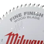 Milwaukee 10 in. 60-Tooth Fine Finish Circular Saw Blade, 5/8 in. Arbor thumbnail 2