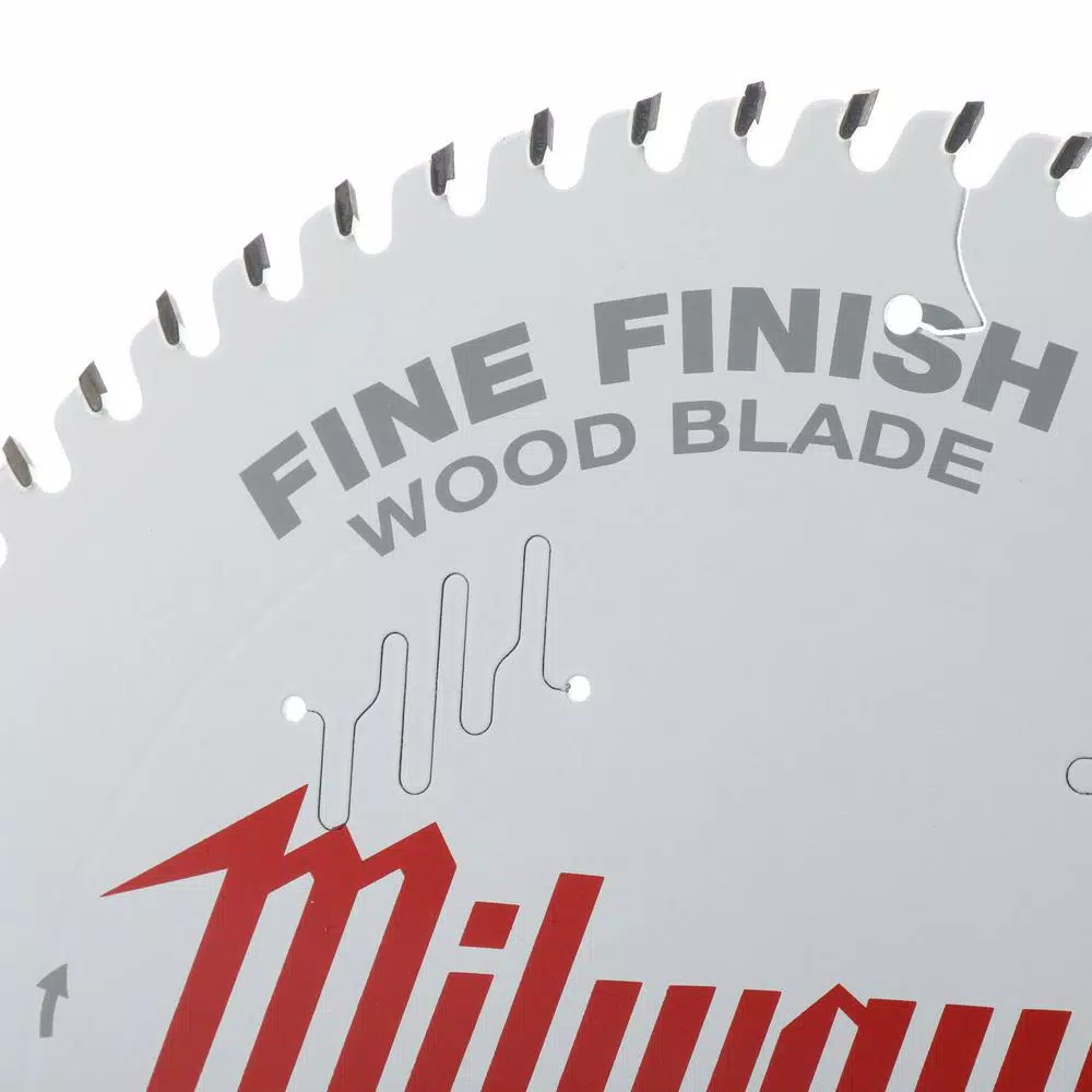 Milwaukee 10 in. 60-Tooth Fine Finish Circular Saw Blade, 5/8 in. Arbor