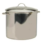 RSVP International Endurance 20 qt. Stainless Steel Water Bath Canner with Glass Lid and Rack thumbnail 2