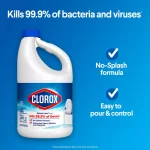 Clorox Splash-Less Concentrated Disinfecting Regular Liquid Bleach, 77 fl. oz. thumbnail 2