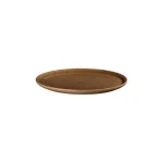 Denby Studio Craft Chestnut Stoneware Round Platter, 12.2 in. thumbnail 2