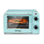 Americana Collection Retro 12.7 L 4-Slice Toaster Oven, Blue thumbnail 3